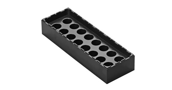Tool holder ABS collet chuck box for ER 25, 16 slots 48x96x288 mm