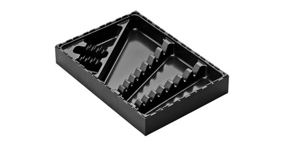 Tool holder ABS open-ended/combination wrench box 12 slots 48x240x336 mm
