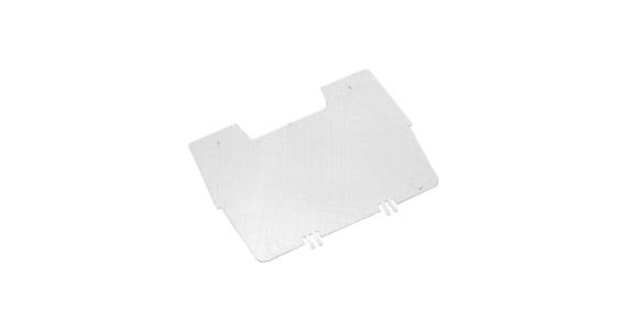 Partition plate height = 100 mm transparent