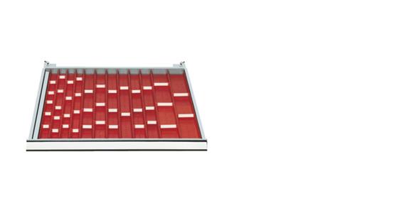 Trough panels and plug-in walls for cabinets ser. 70/705 mod. 702 H 50 mm