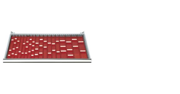 Trough panels and plug-in walls for cabinets ser. 100/1005 mo. 1002 height 50 mm