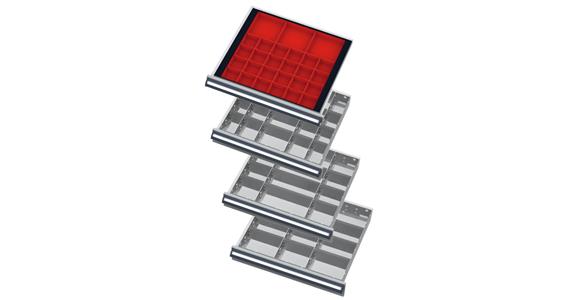 Divider assortment, 4 pieces, 700x575x1020 mm, single