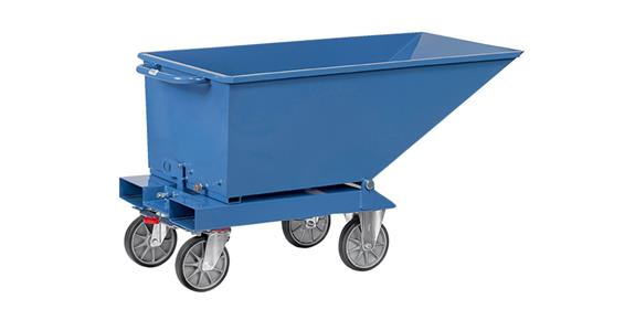 FETRA pojemnik przech 0,25 m³, noś. 750 kg, RAL 5007