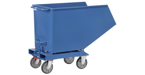 FETRA pojemnik przech 0,8 m³, noś. 800 kg, RAL 5007