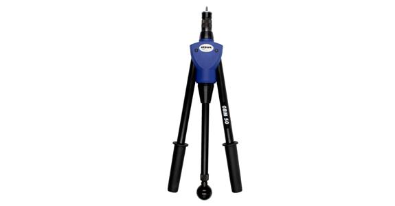Rivet nut hand tool GBM 50 total length 485 mm plastic carrying case