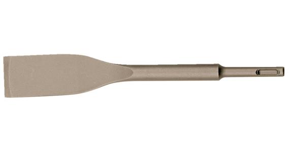 Dłuto płaskie szerokie z uchw. SDS-plus dł. 250 mm szer. 40 mm, stal obr. term.