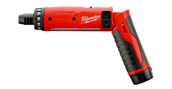 Li-ion M4D202B cordl. screwdriver Ah 4 V 1/4 inch hex. bit steel/alu/wood 3/5/6