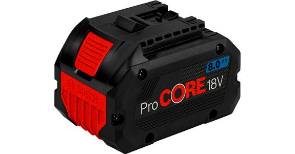 Zestaw akumulatorów BOSCH ProCORE, 18 V, 8,0 Ah, czas ładowania 64 min