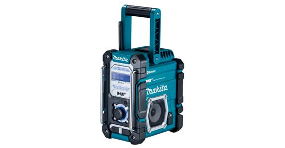 Bezprzew. radiotel. do pl. bud. MAKITA DMR112 7,2-18 V DAB/DAB+/BT, bez akum.