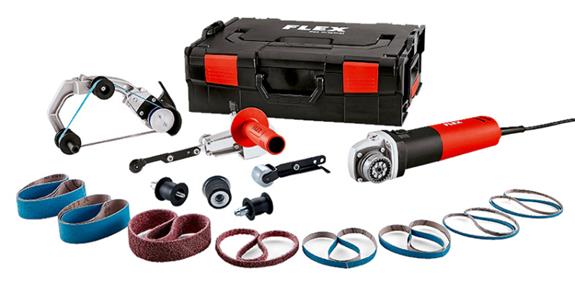 Tube belt sander and band file set TRINOFLEX BRE 8-4 INOX