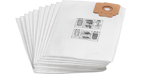 Fleece filter bags for CV30/1 and CV38/1 filter class M