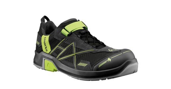 Low-cut safety shoe Connexis® Safety T grey-citrus Low S1P ESD size 43 (UK 9)