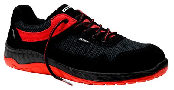 Low-cut safety shoe Lonny Red Low S1P ESD size 42