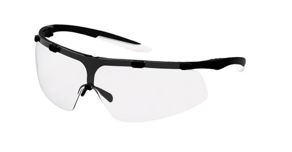 Safety goggles super fit frame black lens clear 100 % UV protection