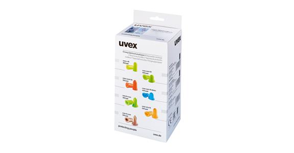 Ear plugs uvex com4-fit refill box size S loose PU=300 pairs