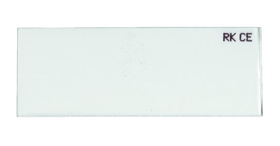 Front glass lens colour clear height x width 40x110 mm