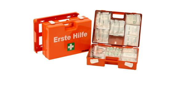 First aid case orange contents according to DIN 13169 400x300x150 mm