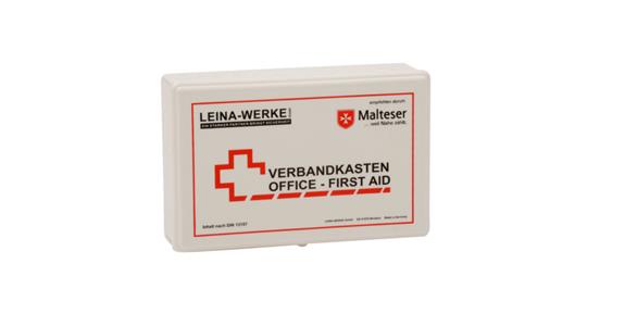 Workplace first aid kit office contents according to DIN 13157 255x166x80 mm