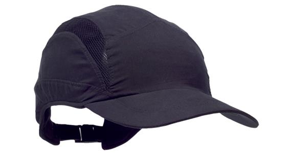 Bump cap First Base 3 Classic standard peak size 52-65 cm black