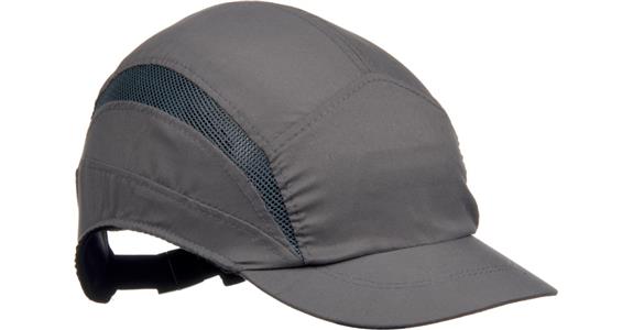 Bump cap First Base 3 Classic short peak size 52-65 cm grey