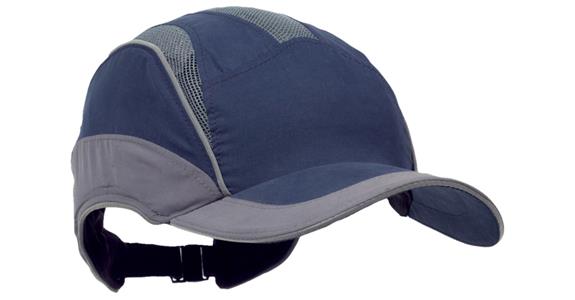 Bump cap First Base 3 Elite standard peak size 52-65 cm navy blue/grey
