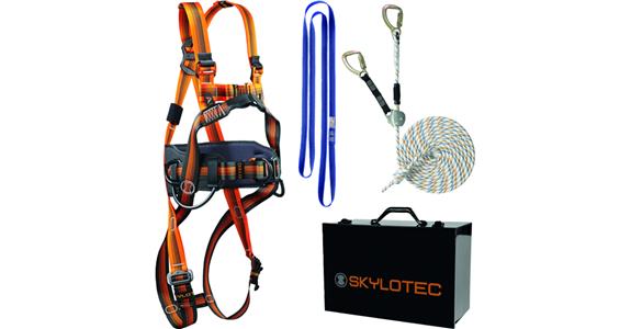 Fall arrest system KIT 1 in case (ARG 30 H harness, sling 2 m, fall arr. 15 m)