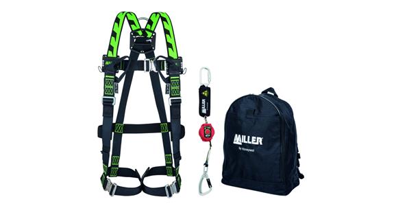 Lifting platform set H-Design® Premium in a backpack (harness, HSG 1.8 m)