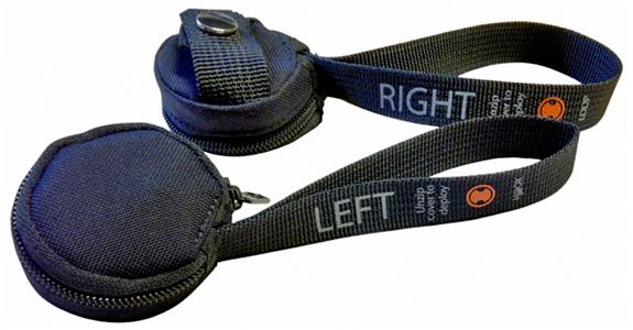 Suspension relief straps in pairs