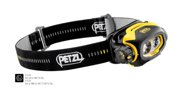 Head torch PIXA® 3 LED 100 lm NiMH CONSTANT LIGHTING technology black/yellow