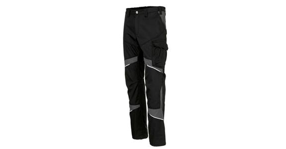 Ladies' trousers ACTIVIQ cotton+ black/anthracite size 38