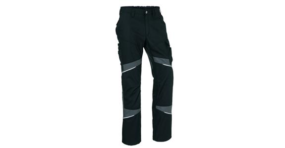 Trousers ACTIVIQ cotton+ black/anthracite size 60