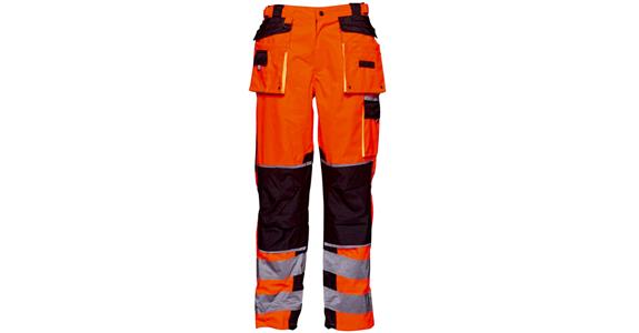 Hi-vis functional trousers Visible Xtreme orange/black size XXL