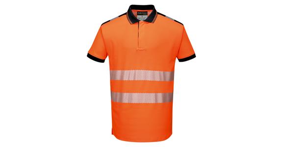 Hi-vis polo shirt PW3 orange/black size S