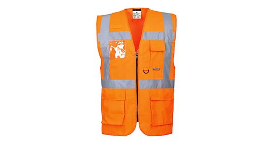 Hi-vis vest Berlin Executive orange size 3XL