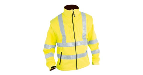 Hi-vis softshell jacket yellow size L