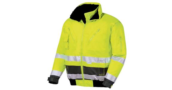 Hi-vis pilot jacket Vancouver yellow/grey size S