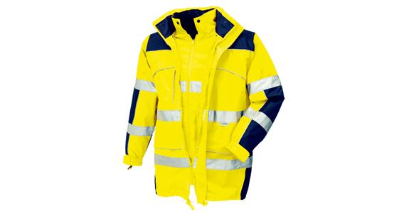 Hi-vis parka Toronto yellow/navy size M