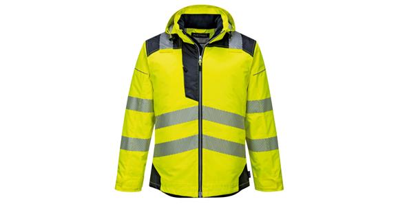 Hi-vis raincoat PW3 yellow/black class 3 size 3XL