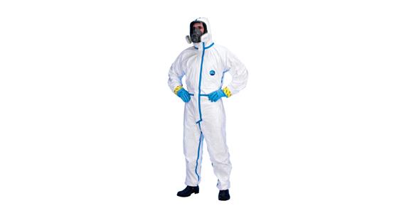Protective suit Tyvek® 600 Plus CHA5 white cat. III type 4B, 5B, 6B size XL