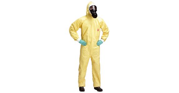 Protective suit Tychem® 2000 C CHA5 cat. III type 3B, 4B, 5B, 6B yellow size XL