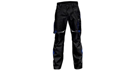Trousers PULSSCHLAG Low black/cornflower blue size 102