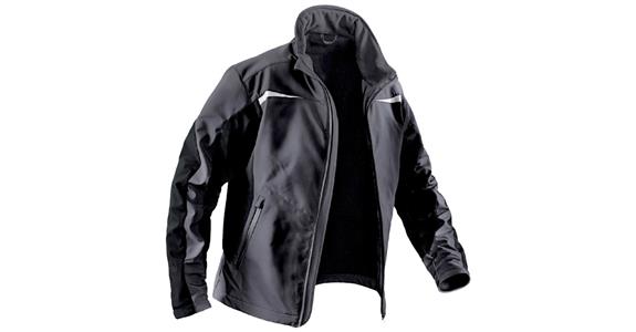 Softshell jacket Light anthracite/black size L