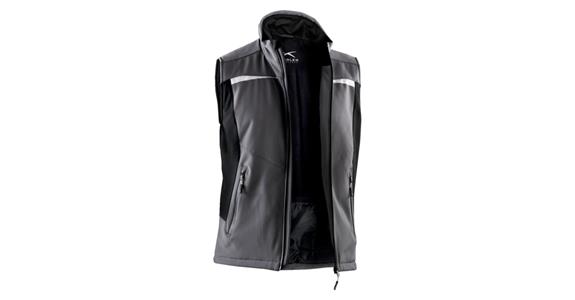 Softshell vest anthracite/black size XXL