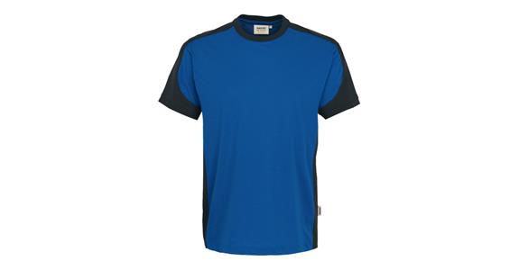 T-shirt Contrast Mikralinar® royal/anthracite size L