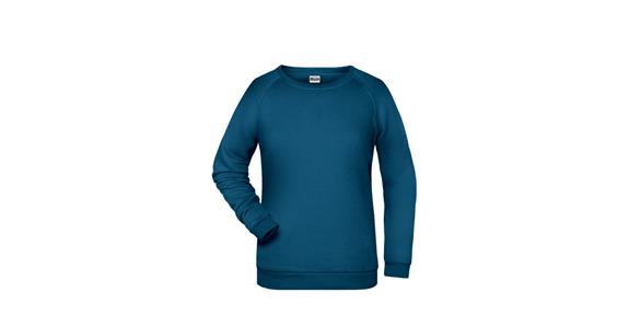 Sweatshirt ladies' petrol size M