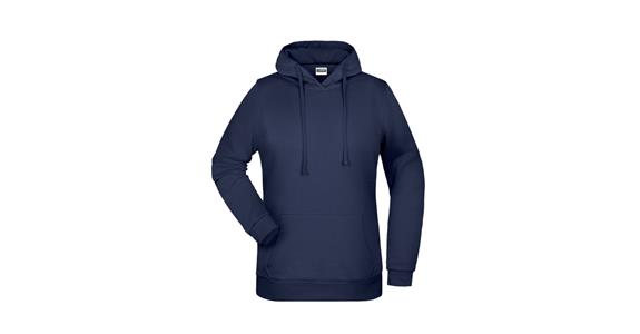 Hooded sweatshirt ladies' navy size 3XL