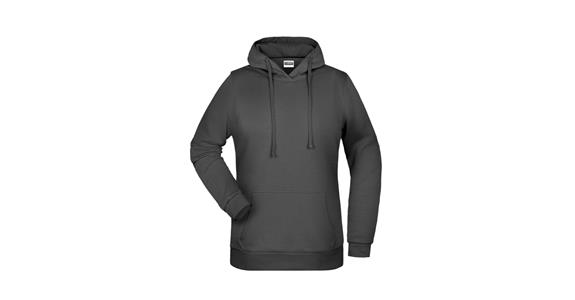 Hooded sweatshirt ladies' graphite size 3XL