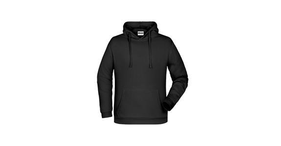 Hooded sweatshirt black size 5XL