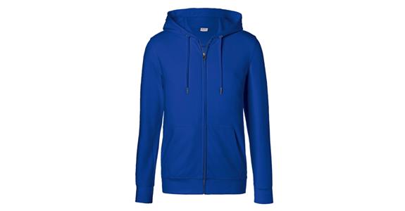 Hooded sweat jacket cornflower blue size XL