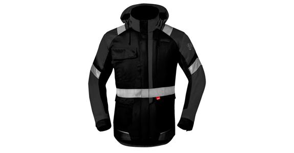 Parka 5Safety Image protection class 2 black/grey size XL
